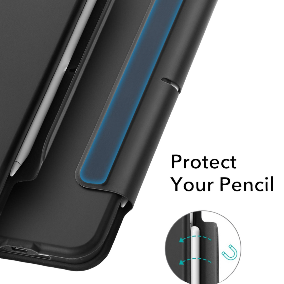 ESR - iPad Pro 12.9 - Carcasa Rebound Magnetic - Black