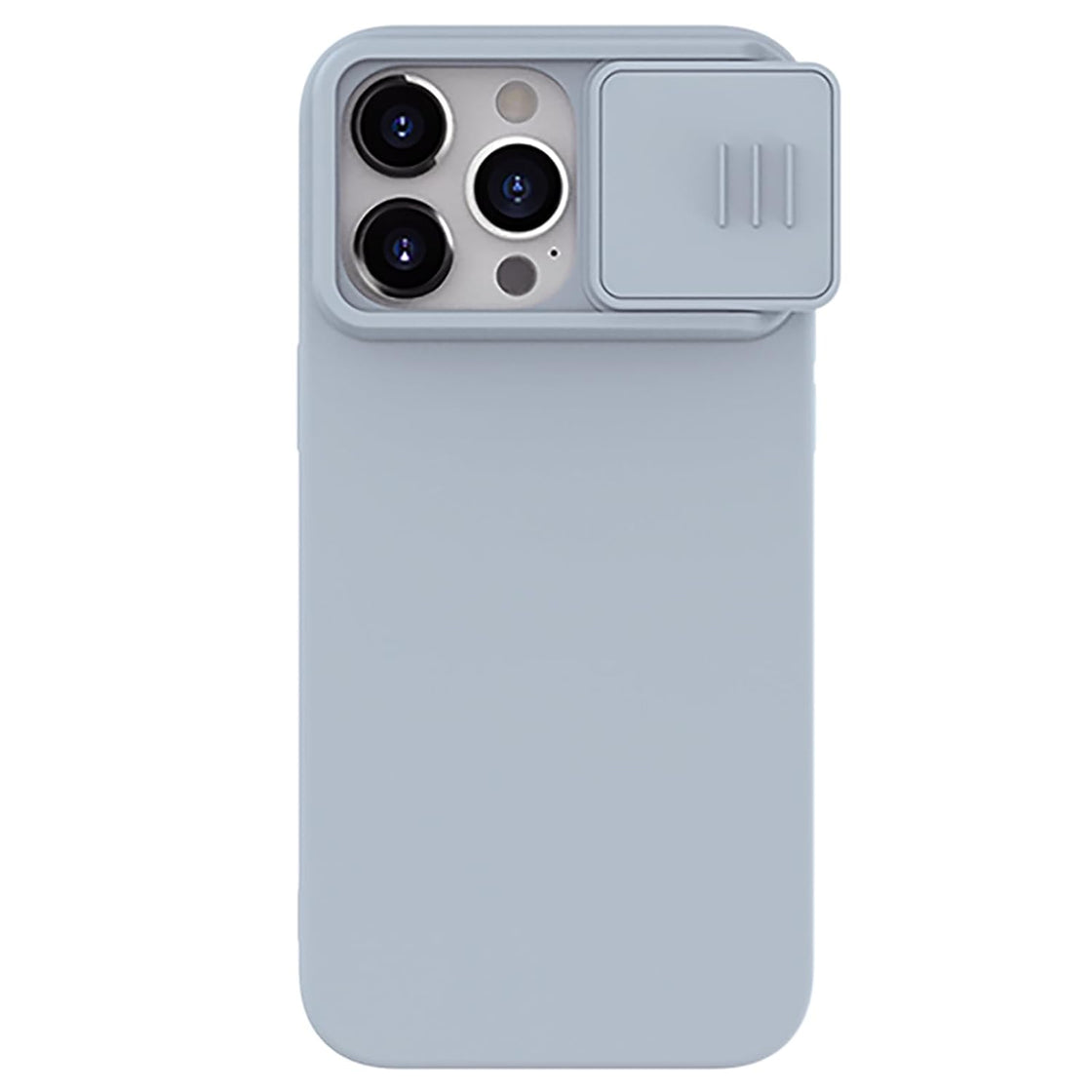 Nillkin - iPhone 15 Pro - Carcasa CamShield Silky Magnetic Silicone Case - Star Grey