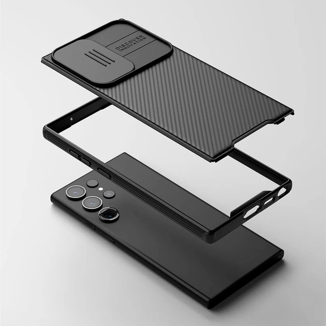 Nillkin - Galaxy S23 Ultra - Carcasa CamShield Pro Magnetic Case - Black