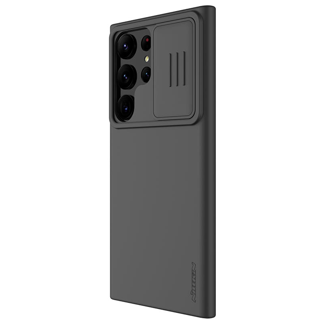 Nillkin - Galaxy S23 Ultra - Carcasa CamShield Silky Magnetic Silicone Case - Black
