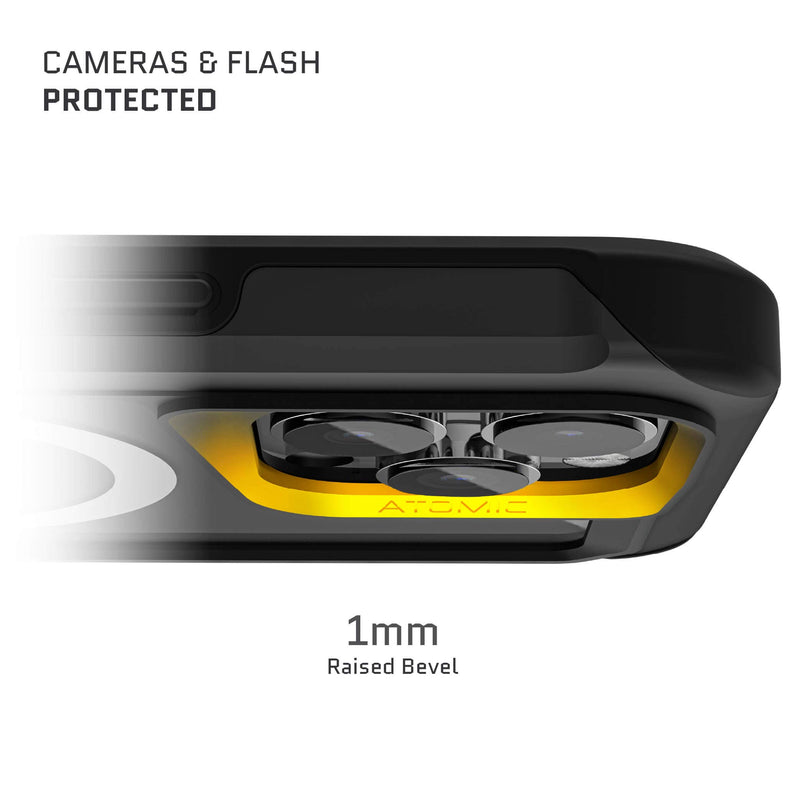 Ghostek - iPhone 15 Pro - Carcasa Atomic Slim (4th Gen) - Black