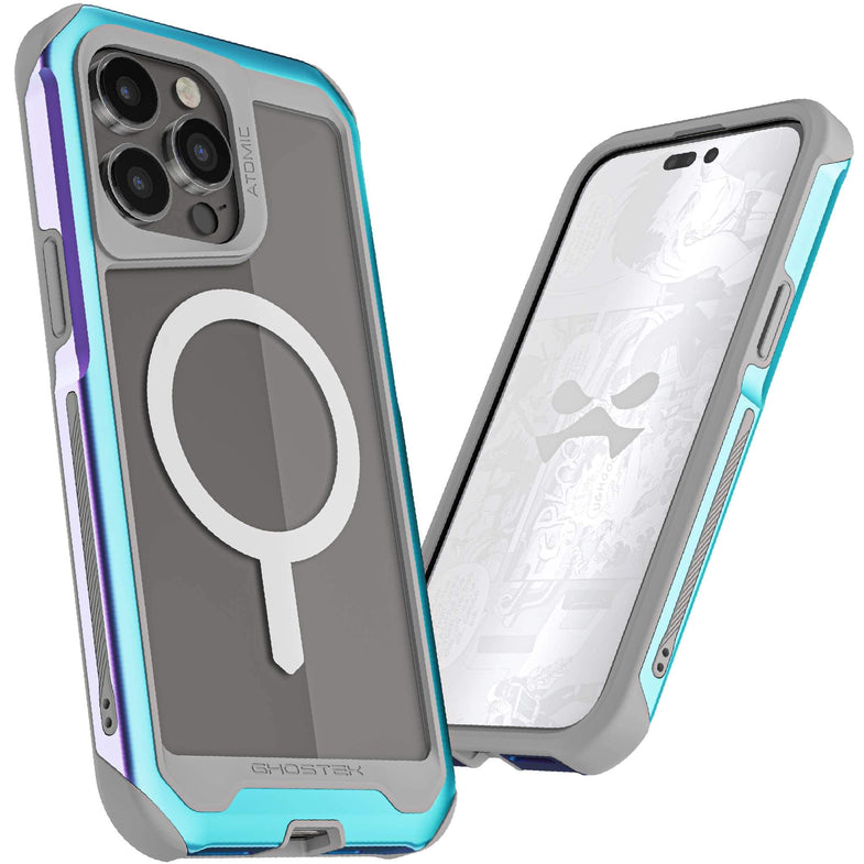 Ghostek - iPhone 15 Pro - Carcasa Atomic Slim (4th Gen) - Prismatic