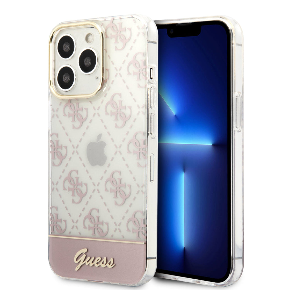 Guess - iPhone 14 Pro - Carcasa HC 4G Electro Script - Pink