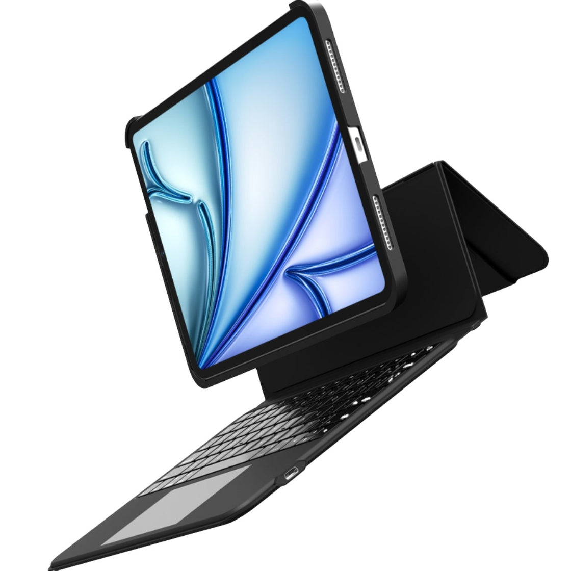 ESR - iPad Air 11 (2024) / Air 10.9 (5th/4th Gen) - Protector con teclado Ascend Keyboard Case US Layout - Black