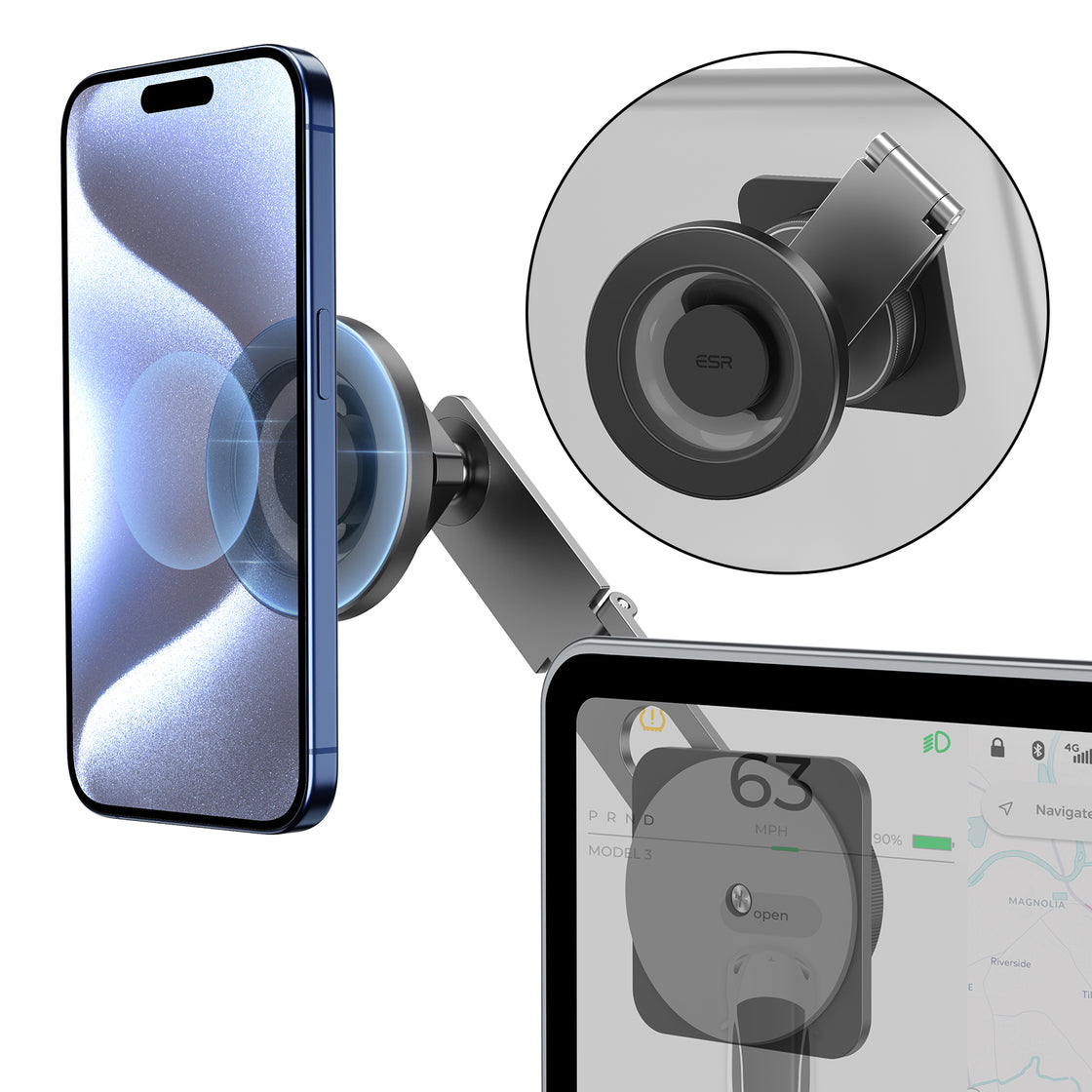 ESR - Holder de auto Touchscreen Car Phone Mount