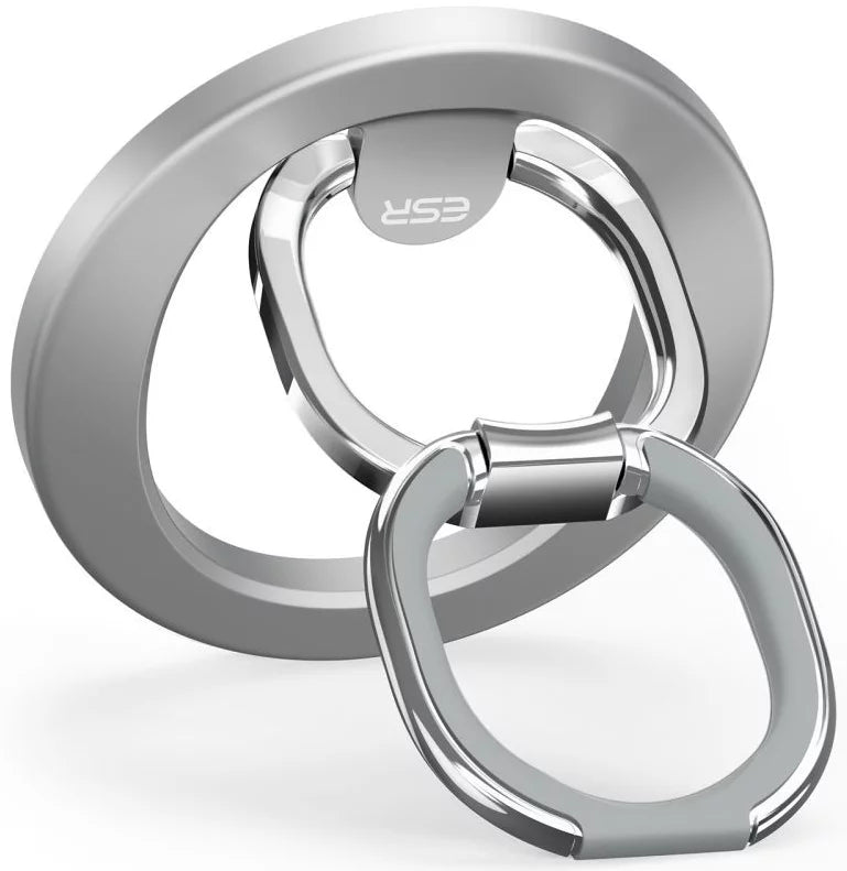 ESR - Soporte magnetico HaloLock Ring Stand - Natural Titanium