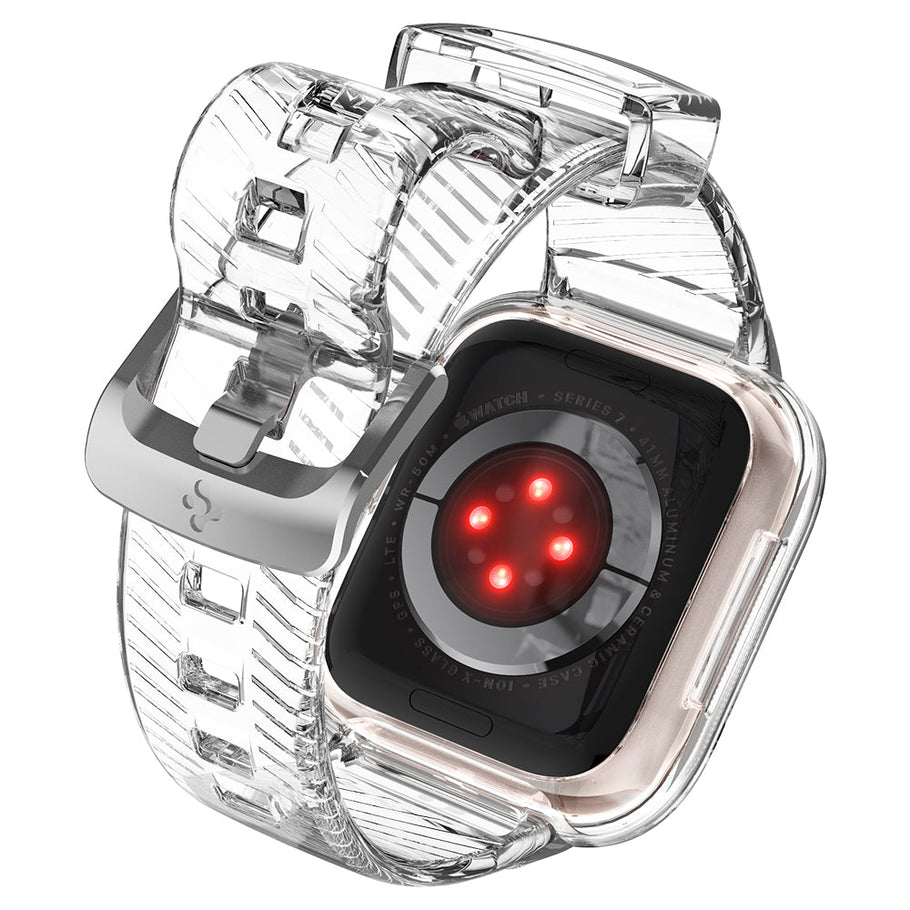 Spigen - Apple Watch 45/44/42 - Carcasa Liquid Crystal Pro - Space Crystal