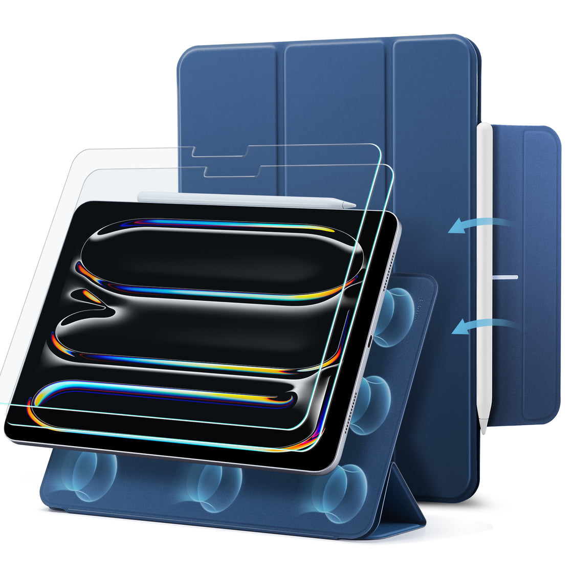ESR - iPad Pro 11 - Carcasa Rebound Magnetic - Navy Blue
