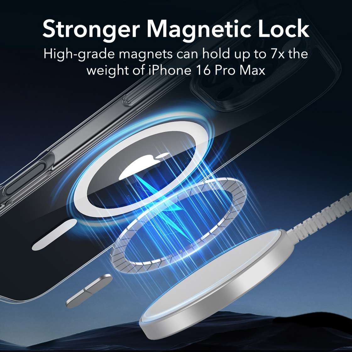 ESR - iPhone 16 Pro Max - Carcasa Classic Hybrid - Clear Black