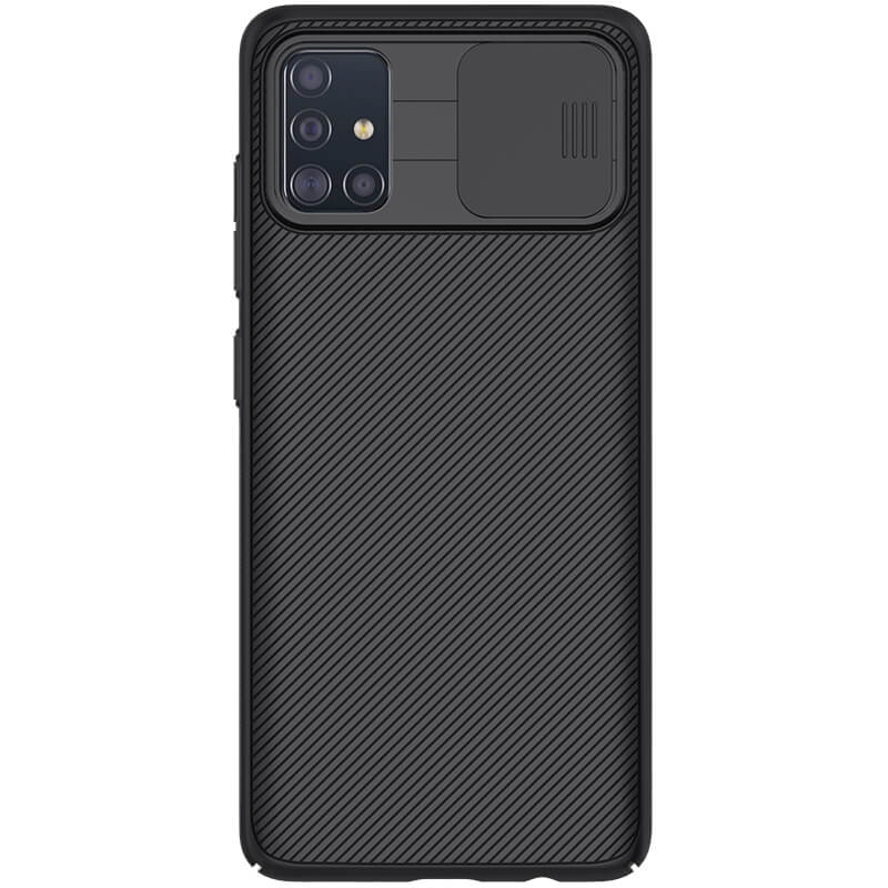 Nillkin - Samsung Galaxy A51 4G - CamShield case (Rubber Oil PC) - Black