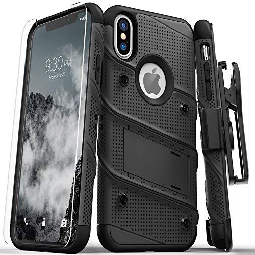 Zizo - iPhone X/XS - Carcasa Bolt - Black/Black