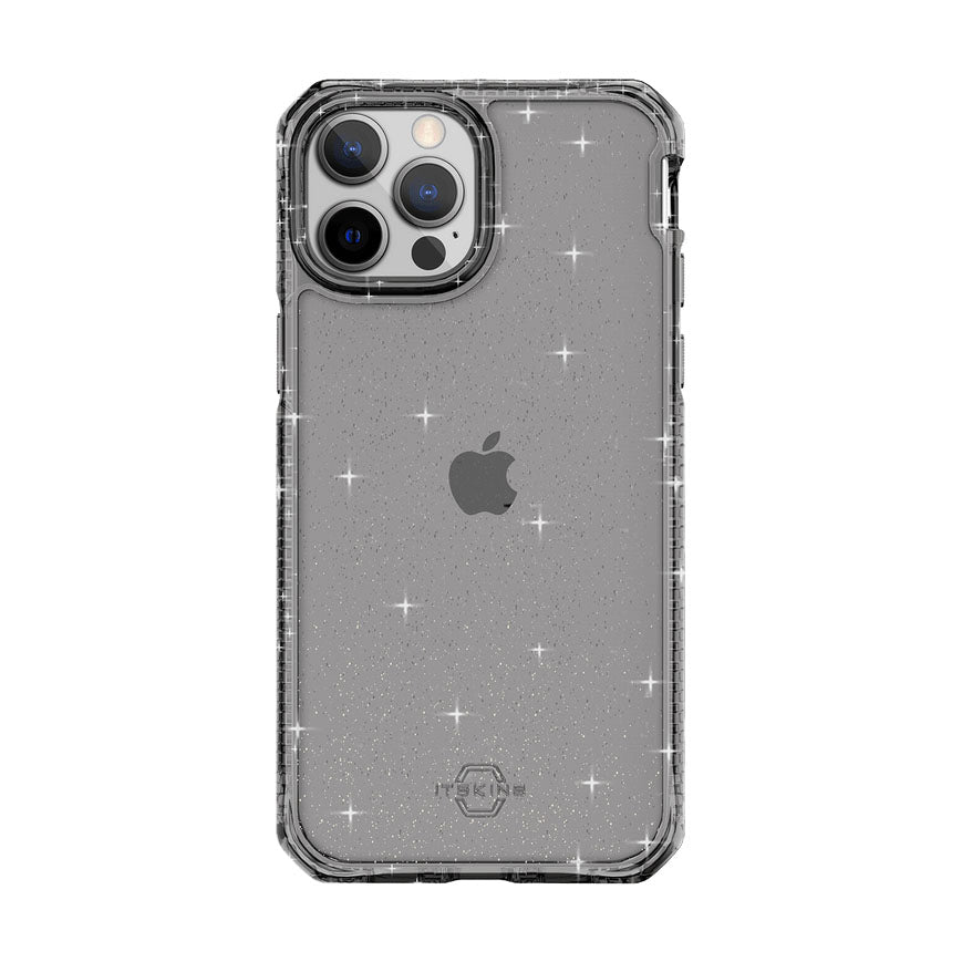 ITSKINS - iPhone 13 Pro Max / 12 Pro Max - Carcasa HYBRID SPARK - Smoke