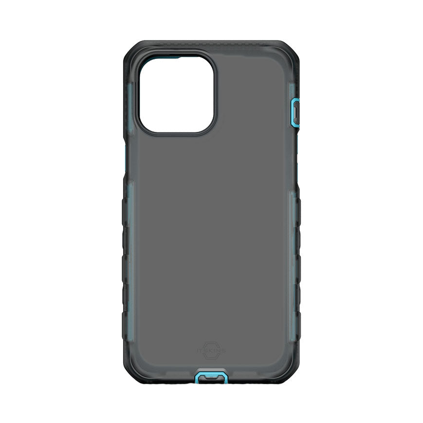 ITSKINS - iPhone 13 Pro Max / 12 Pro Max - Carcasa SUPREME FROST - Centurion Blue and Black