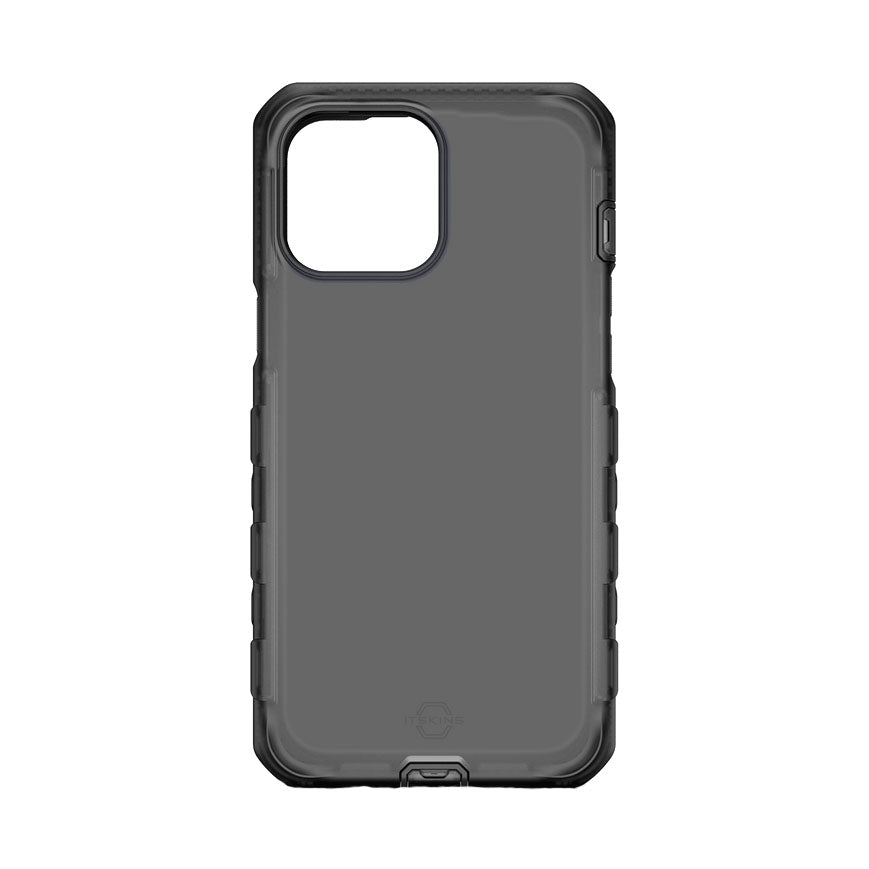 ITSKINS - iPhone 13 Pro Max / 12 Pro Max - Carcasa SUPREME FROST - Grey and Black