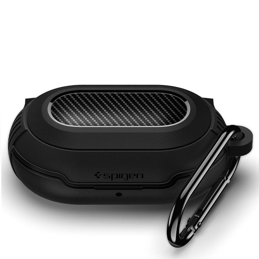 Spigen - Galaxy Buds / Buds+ - Carcasa Rugged Armor - Negro