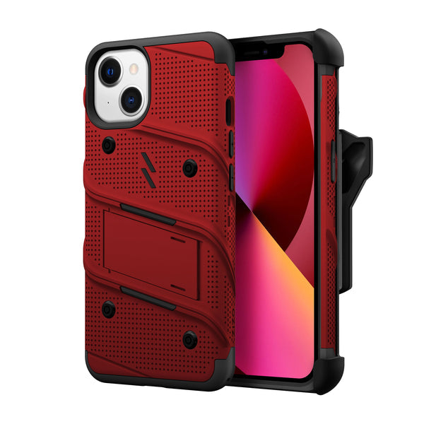 Zizo - iPhone 13 - Carcasa Bolt - Red/Black