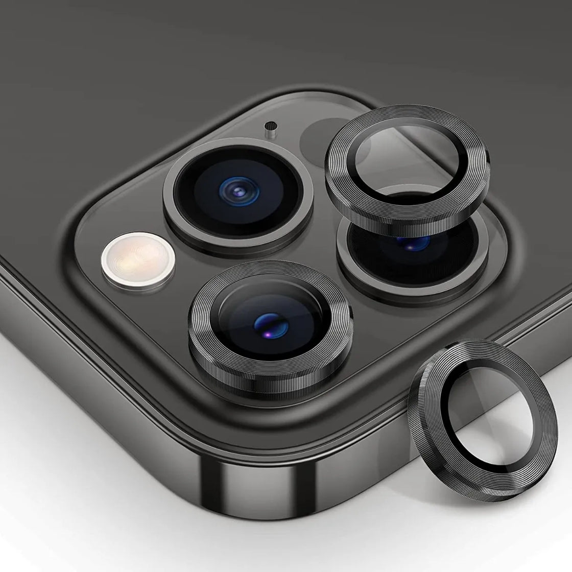 Raptic - iPhone 13 mini - iPhone 13 - Mica de Vidrio de Camara 2Sets Raptic Armour - Black