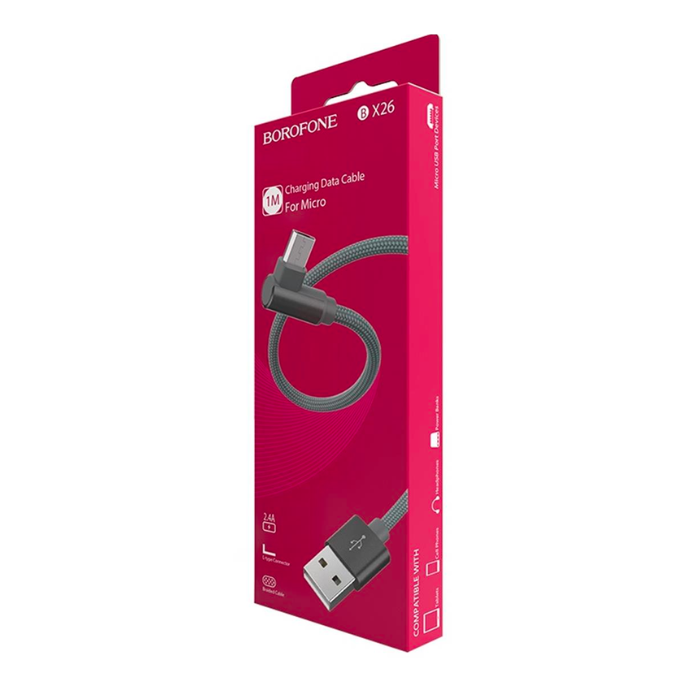 Borofone - BX26 Express charging data cable for Type-C - metal gray
