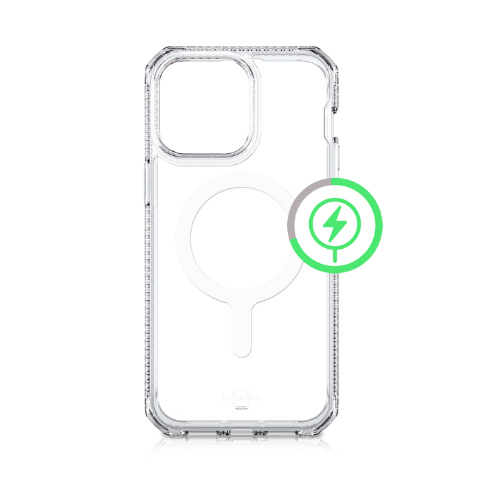 ITSKINS - iPhone 14 Pro Max ( 6.7") - Carcasa HYBRID R // CLEAR MagSafe - Transparent