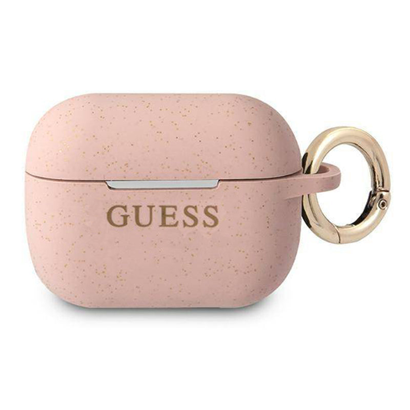 Guess - Airpods PRO - Carcasa Cover Ring Silicone - Light Pink