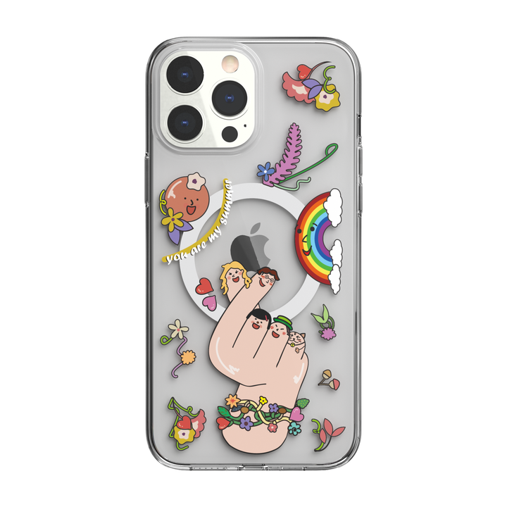 Switcheasy - iPhone 13 Pro Max - Carcasa MagLamour - Finger Heart