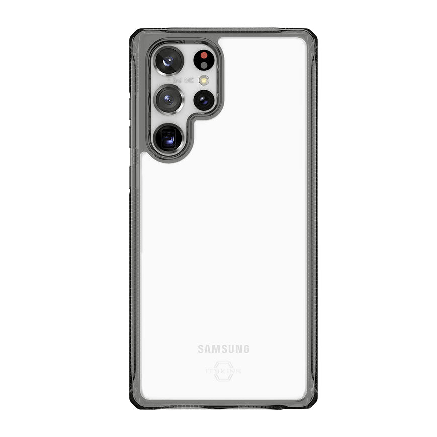 ITSKINS - Galaxy S22+ - Carcasa HYBRID CLEAR - Black and Transparent
