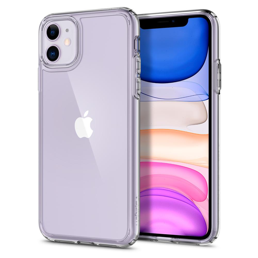Spigen - iPhone 11 - Carcasa Ultra Hybrid Crystal - Transparente