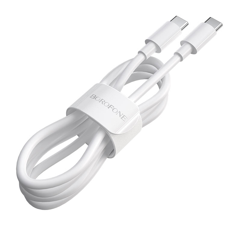 Borofone - BX44 Type-C to Type-C high-energy 100W charging data cable(L=2M) - blanco