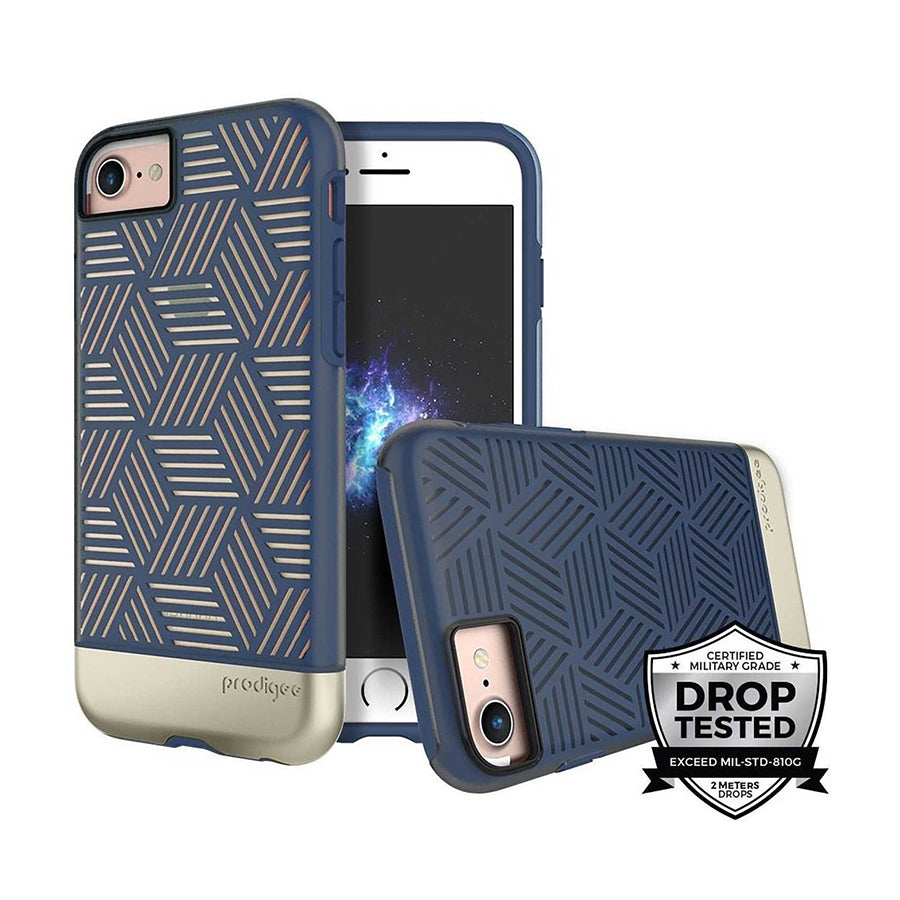 Prodigee - iPhone 7 Plus/8 Plus - Carcasa Stencil - Blue Silver