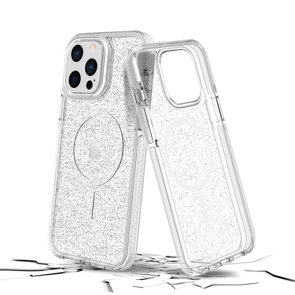 Prodigee - iPhone 14 Pro Max 6.7 - Carcasa Superstar - Clear + Mag