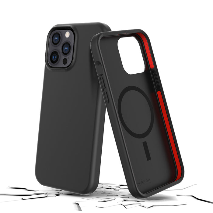 Prodigee - iPhone 13 Pro - Carcasa Safetee Smooth - Black + Mag