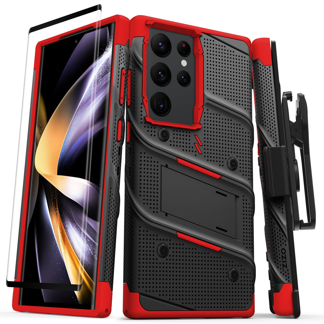 ZIZO - Galaxy S23 Ultra - Carcasa BOLT - Red