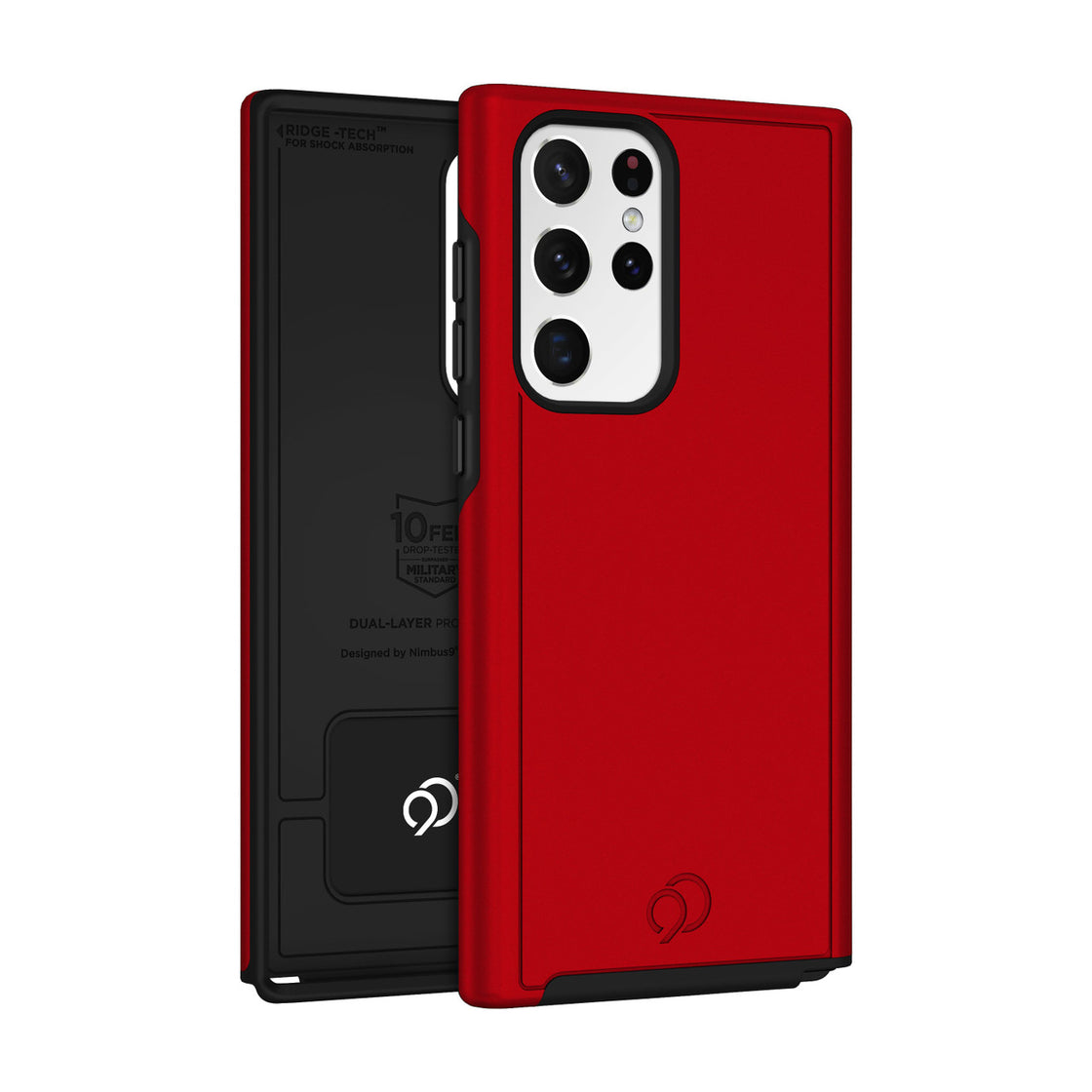 Nimbus9 - Galaxy S22 Ultra - Carcasa Cirrus 2 - Crimson
