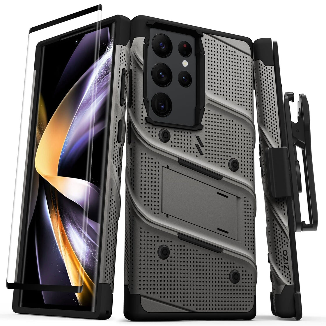 ZIZO - Galaxy S23 Ultra - Carcasa BOLT - Gun Metal Gray