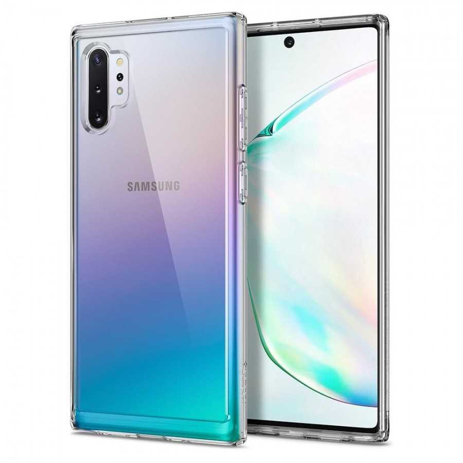 Spigen - Galaxy Note 10+ - Carcasa Ultra Hybrid Crystal - Transparente