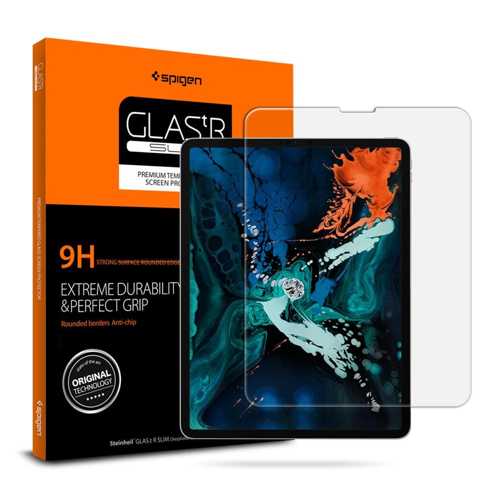Spigen - iPad Pro 12.9" (2021/2020/2018) -Mica de pantalla tR Slim