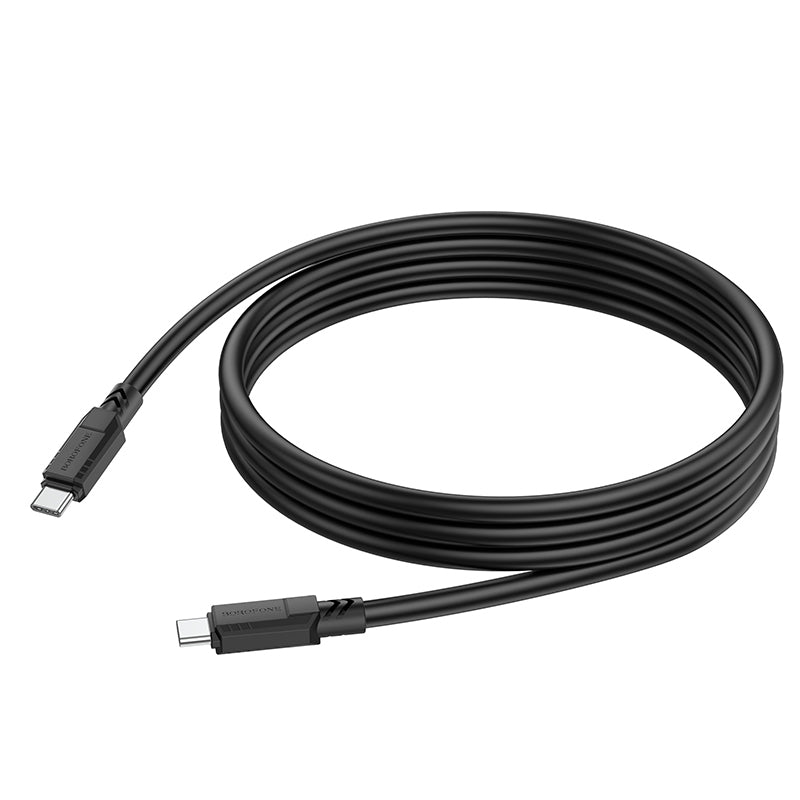 Borofone - BX81 Type-C to Type-C Goodway 60W charging data cable - negro